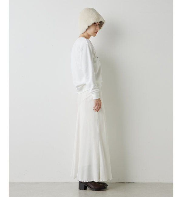  「テンセル(TM)繊維使用ロングスカート」|スカート|