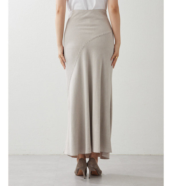  「テンセル(TM)繊維使用ロングスカート」|スカート|