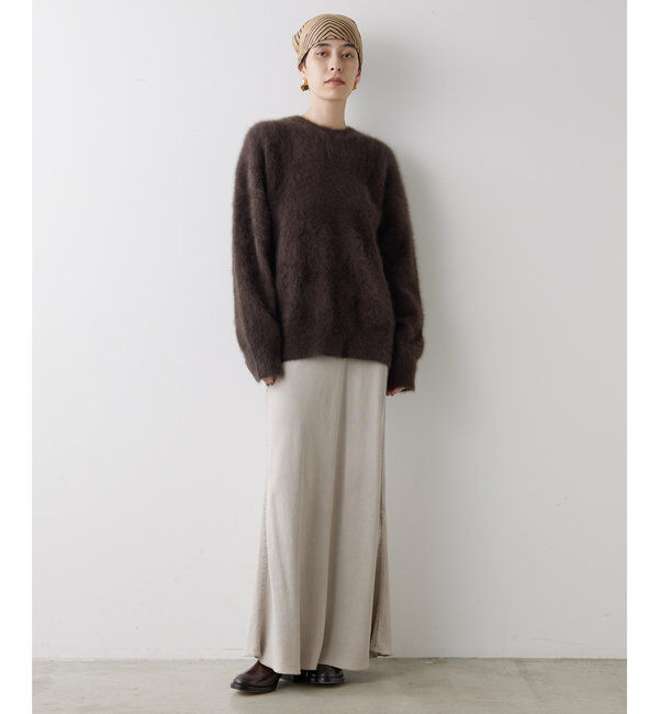  「テンセル(TM)繊維使用ロングスカート」|スカート|