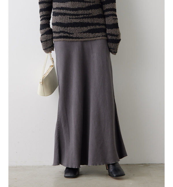  「テンセル(TM)繊維使用ロングスカート」|スカート|