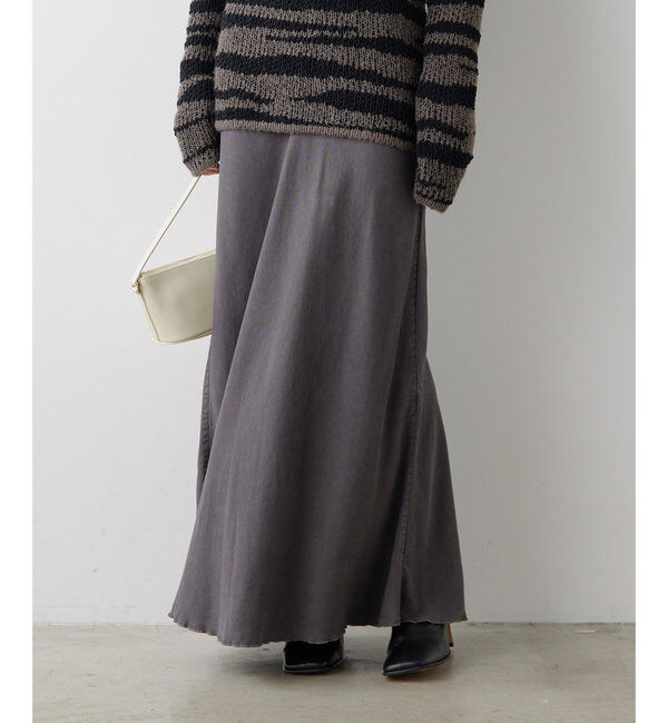  「テンセル(TM)繊維使用ロングスカート」|スカート|