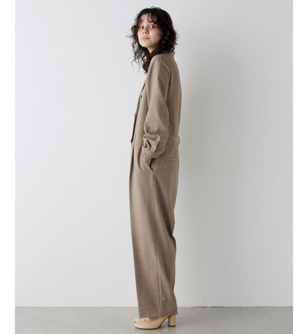 THE PAUSE「《コラボカラー》【THE PAUSE】テーラーカラージャンプスーツ」|ワンピース|