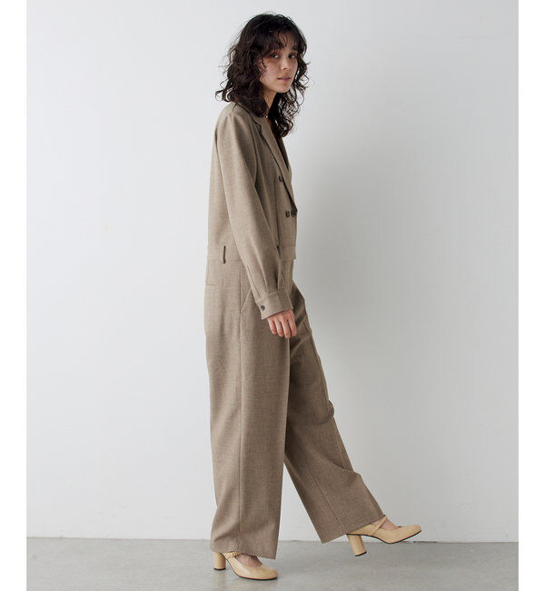 THE PAUSE「《コラボカラー》【THE PAUSE】テーラーカラージャンプスーツ」|ワンピース|