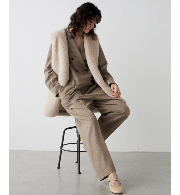 THE PAUSE「《コラボカラー》【THE PAUSE】テーラーカラージャンプスーツ」|ワンピース|