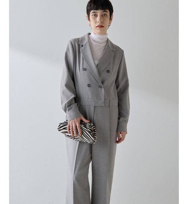 THE PAUSE「《コラボカラー》【THE PAUSE】テーラーカラージャンプスーツ」|ワンピース|