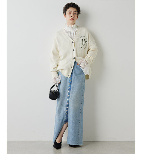  「レースギャザーブラウス」|シャツ・ブラウス|