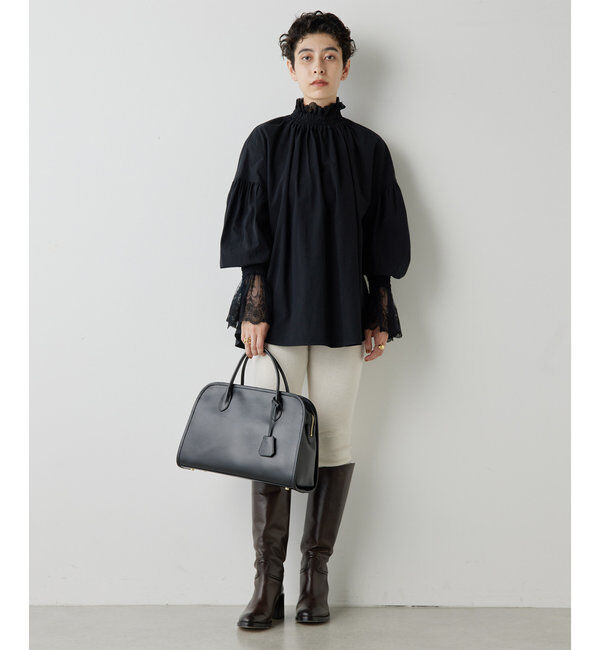  「レースギャザーブラウス」|シャツ・ブラウス|