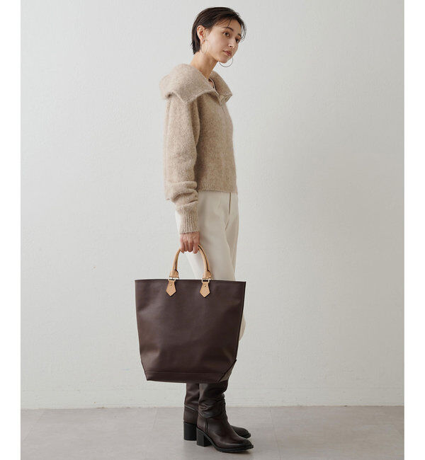 THE PAUSE「【THE PAUSE】ハーフジッププルオーバー」|ニット・セーター|