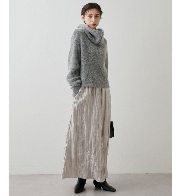 THE PAUSE「【THE PAUSE】ハーフジッププルオーバー」|ニット・セーター|