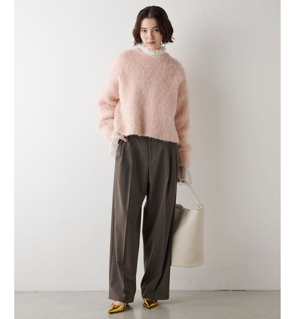  「ワイドタックパンツ」|チノ|