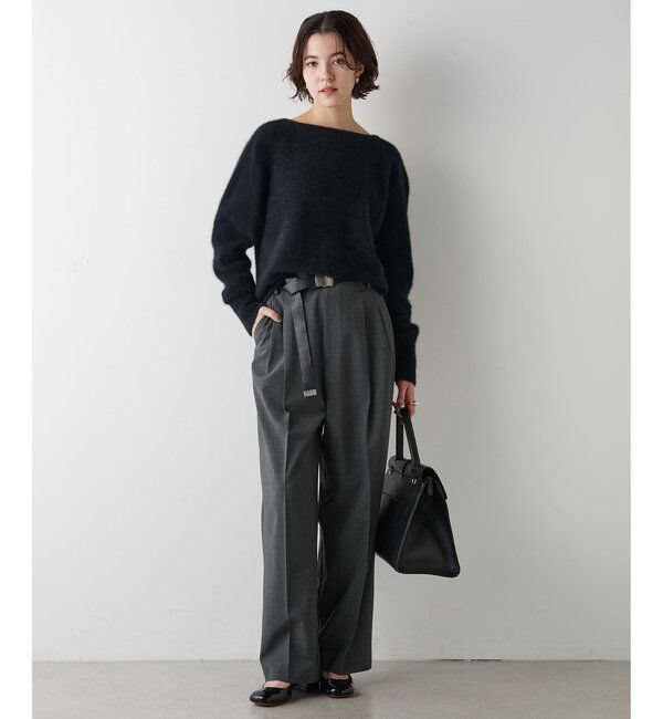  「ワイドタックパンツ」|チノ|