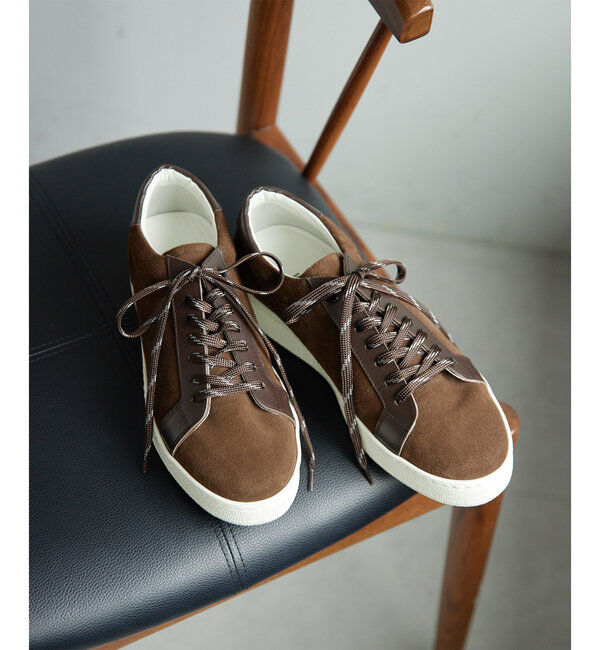 Hoaw.「【Hoaw.】レザースニーカー」|スニーカー|ブラウン