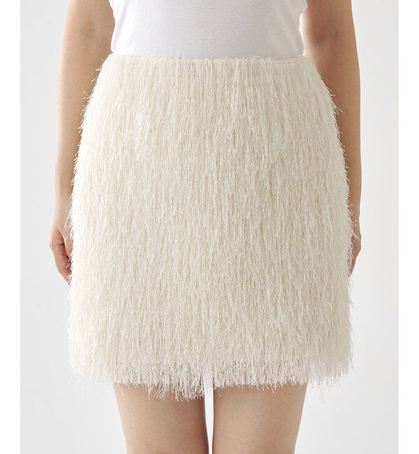  「シャギーミニスカート」|スカート|