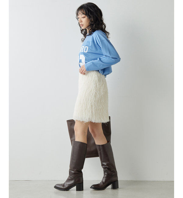  「シャギーミニスカート」|スカート|