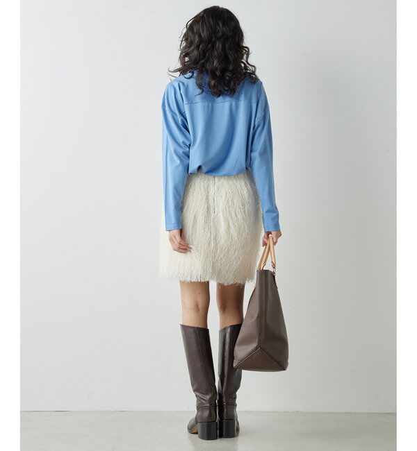  「シャギーミニスカート」|スカート|