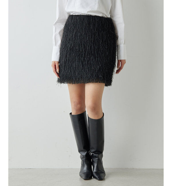  「シャギーミニスカート」|スカート|