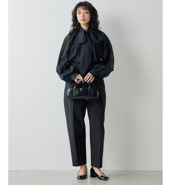  「センタープレステーパードパンツ」|チノ|