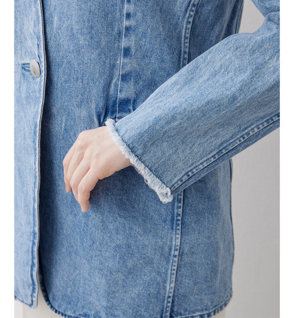  「DENIMノーカラージャケット」|その他|