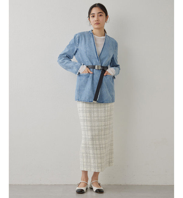  「DENIMノーカラージャケット」|その他|