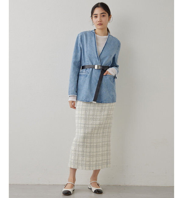  「DENIMノーカラージャケット」|その他|