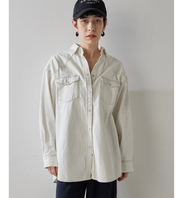 THE PAUSE「【THE PAUSE】ウエスタンデニムシャツ」|シャツ・ブラウス|