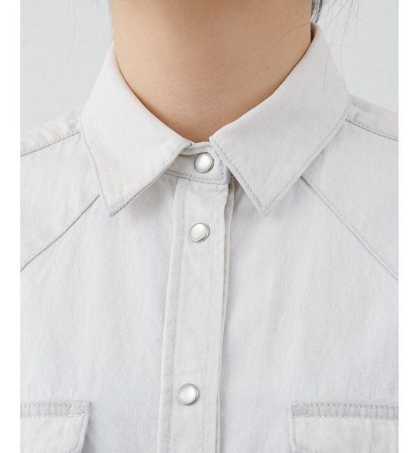 THE PAUSE「【THE PAUSE】ウエスタンデニムシャツ」|シャツ・ブラウス|