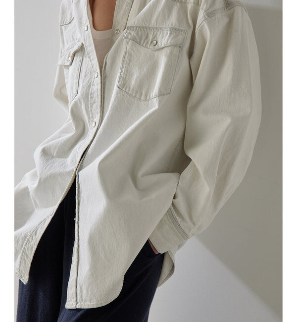 THE PAUSE「【THE PAUSE】ウエスタンデニムシャツ」|シャツ・ブラウス|