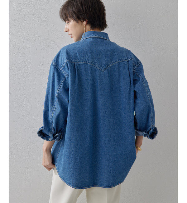 THE PAUSE「【THE PAUSE】ウエスタンデニムシャツ」|シャツ・ブラウス|