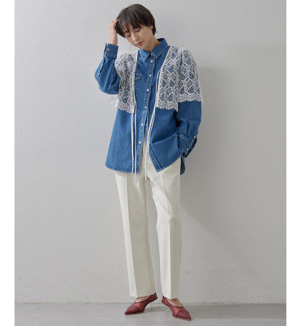 THE PAUSE「【THE PAUSE】ウエスタンデニムシャツ」|シャツ・ブラウス|