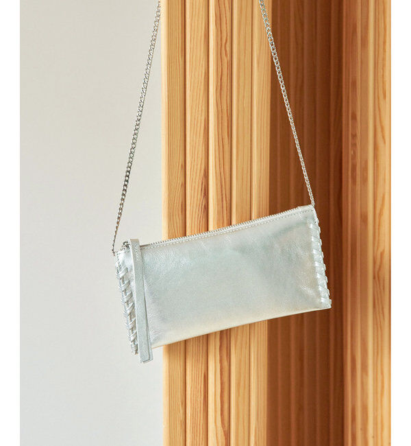 Hoaw.「【Hoaw.】ウォレット2WAY BAG」|トートバッグ|シルバー