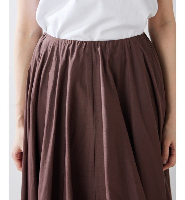  「シルクローンギャザースカート」|スカート|