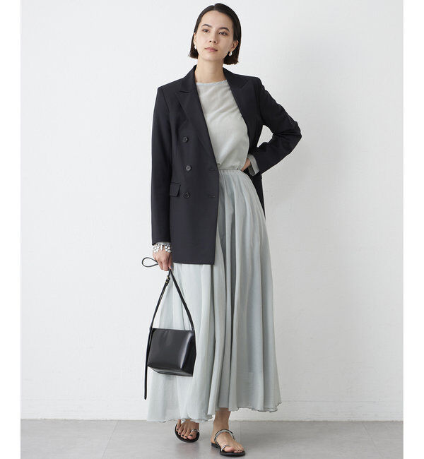  「シルクローンギャザースカート」|スカート|