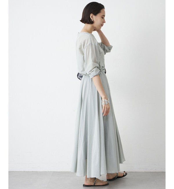  「シルクローンギャザースカート」|スカート|