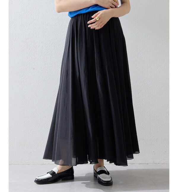  「シルクローンギャザースカート」|スカート|