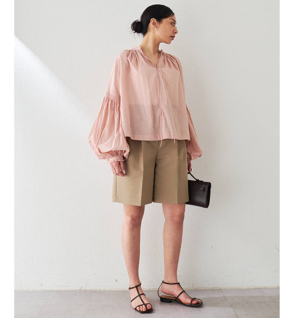  「ローンギャザーブラウス」|シャツ・ブラウス|
