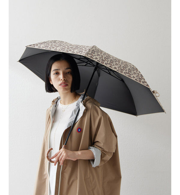  「【晴雨兼用】レオパード楽折り傘」|その他|
