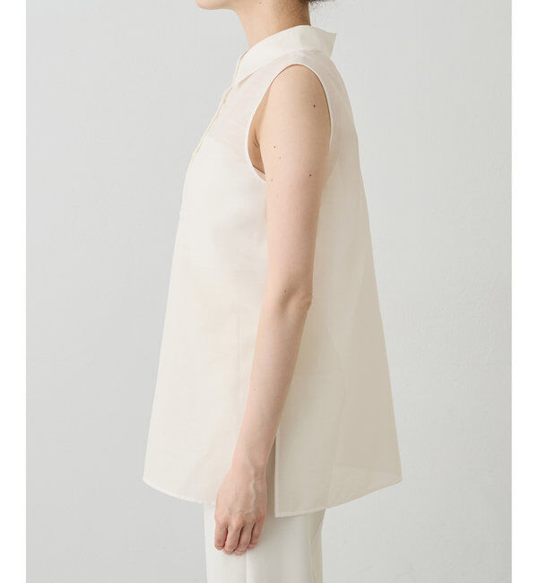  「シアーノースリーブシャツ」|シャツ・ブラウス|