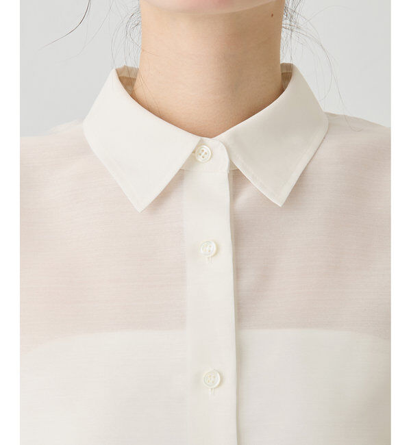  「シアーノースリーブシャツ」|シャツ・ブラウス|