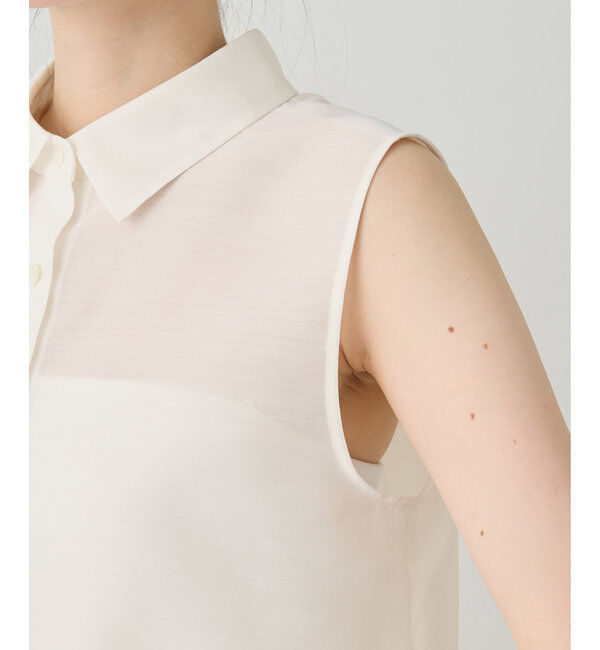  「シアーノースリーブシャツ」|シャツ・ブラウス|