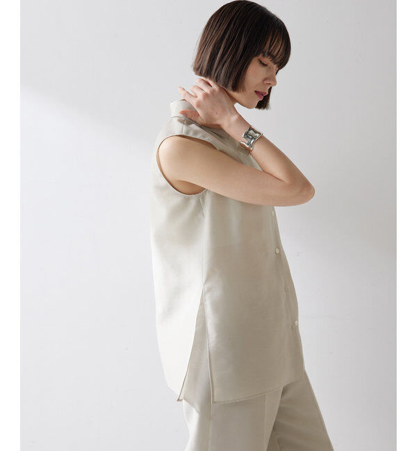  「シアーノースリーブシャツ」|シャツ・ブラウス|