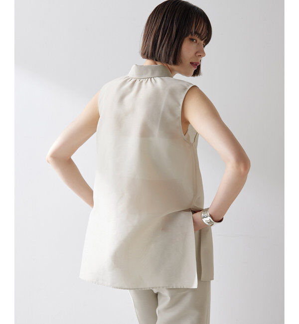  「シアーノースリーブシャツ」|シャツ・ブラウス|
