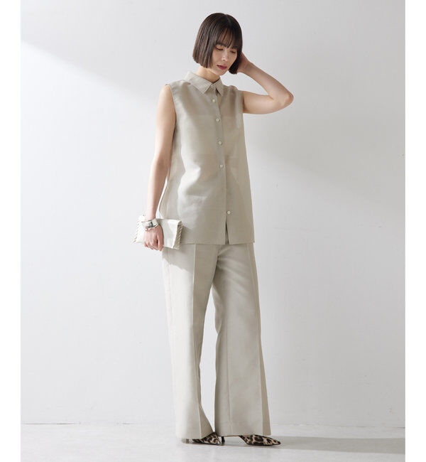  「シアーノースリーブシャツ」|シャツ・ブラウス|