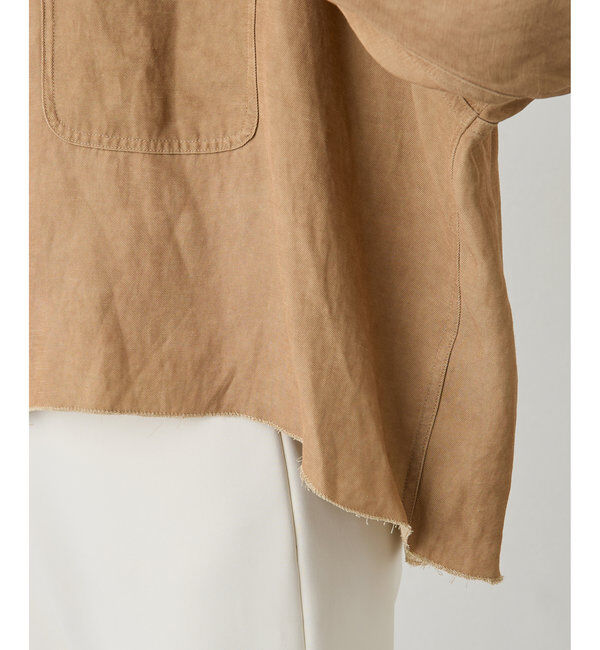  「ツイル顔料染めスクエアシャツ」|シャツ・ブラウス|