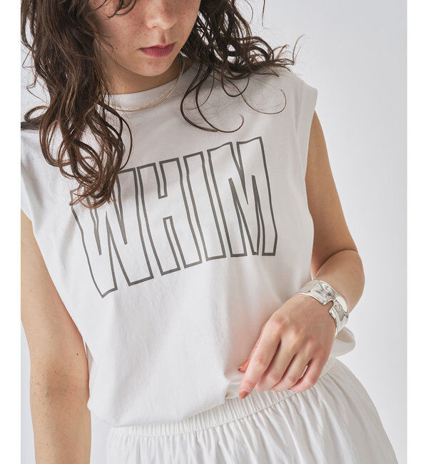  「ノースリーブロゴTシャツ」|Tシャツ・カットソー|