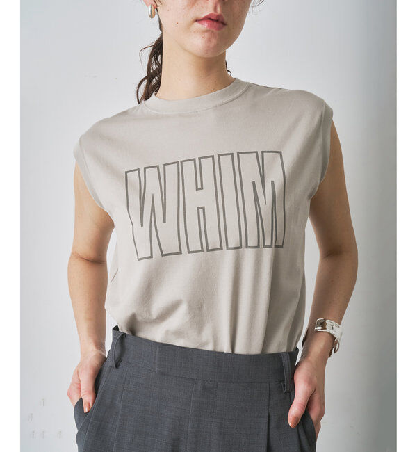  「ノースリーブロゴTシャツ」|Tシャツ・カットソー|