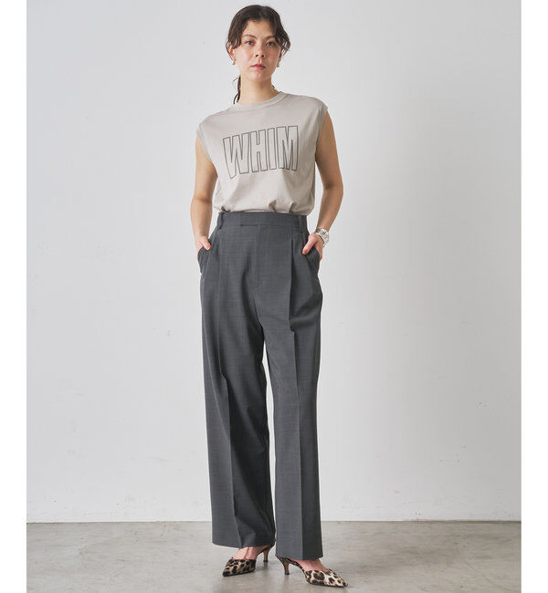  「ノースリーブロゴTシャツ」|Tシャツ・カットソー|