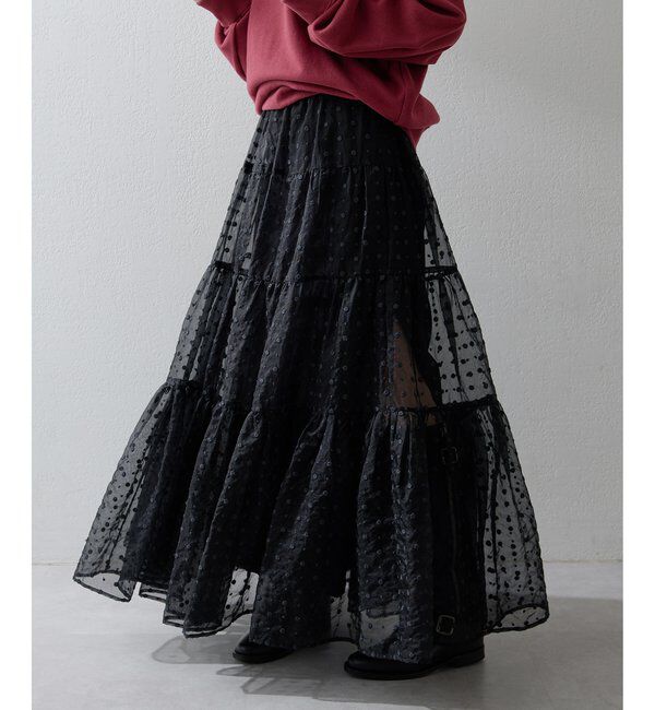  「ドットシアースカート」|スカート|