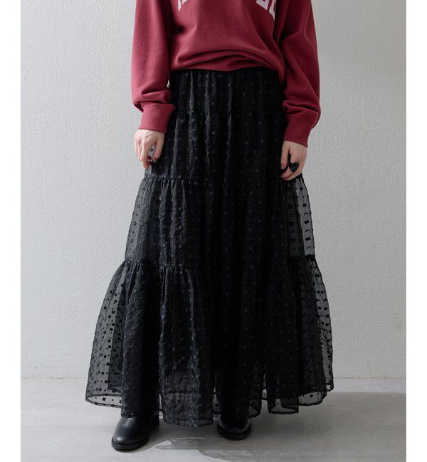  「ドットシアースカート」|スカート|