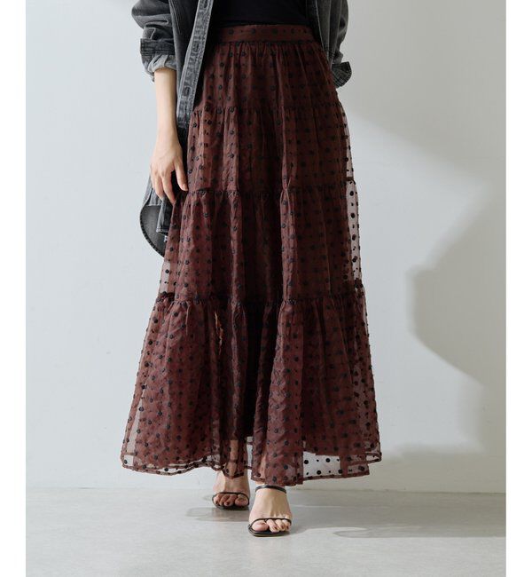 「ドットシアースカート」|スカート|