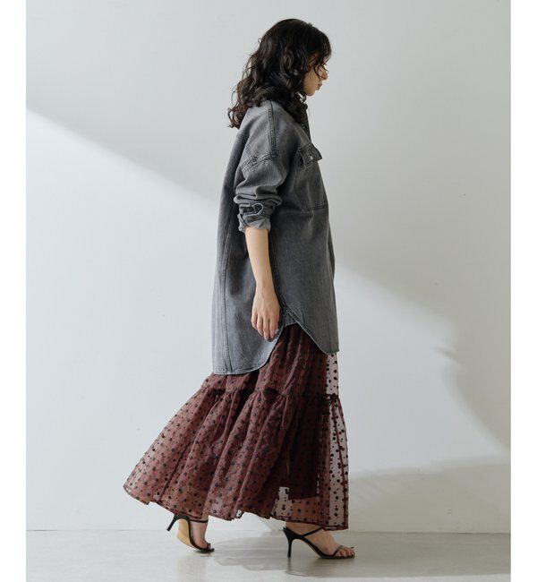  「ドットシアースカート」|スカート|